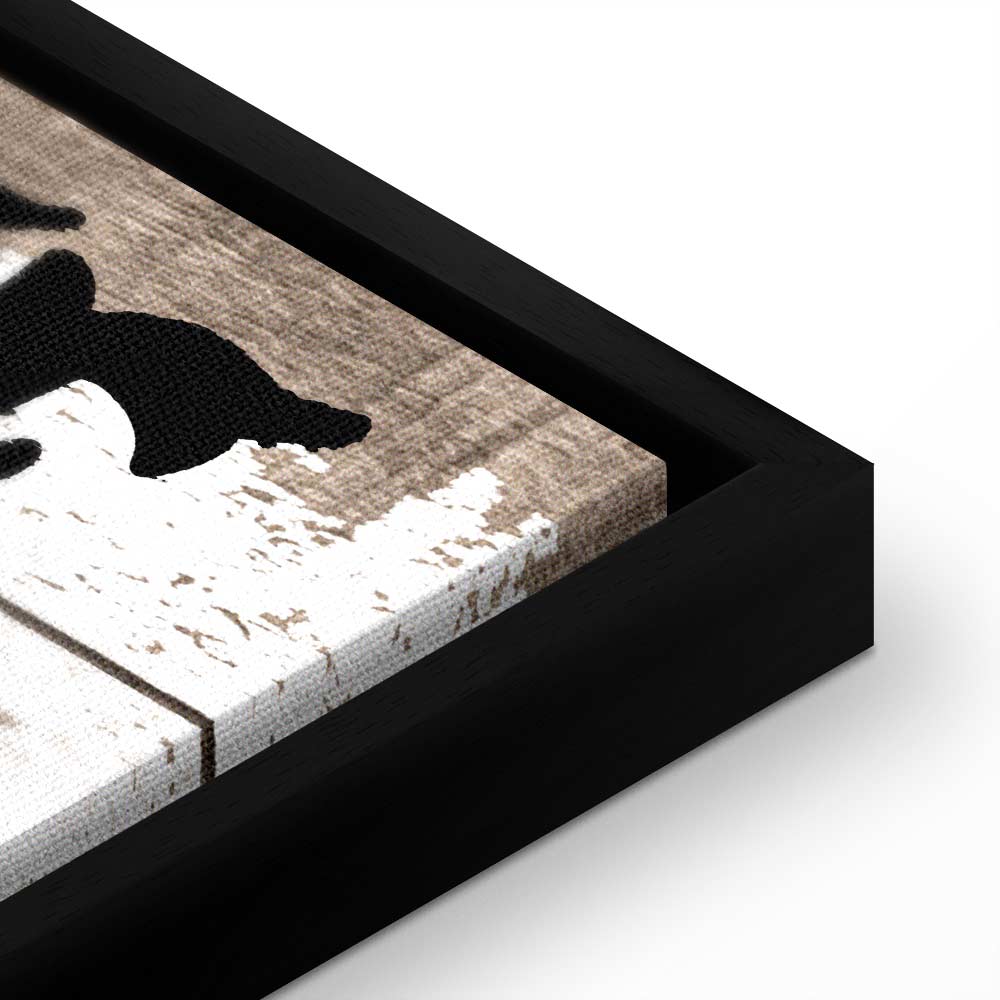 Positive Affirmations Text Canvas Print