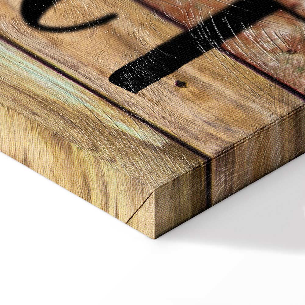 Positive Affirmations Text Canvas Print