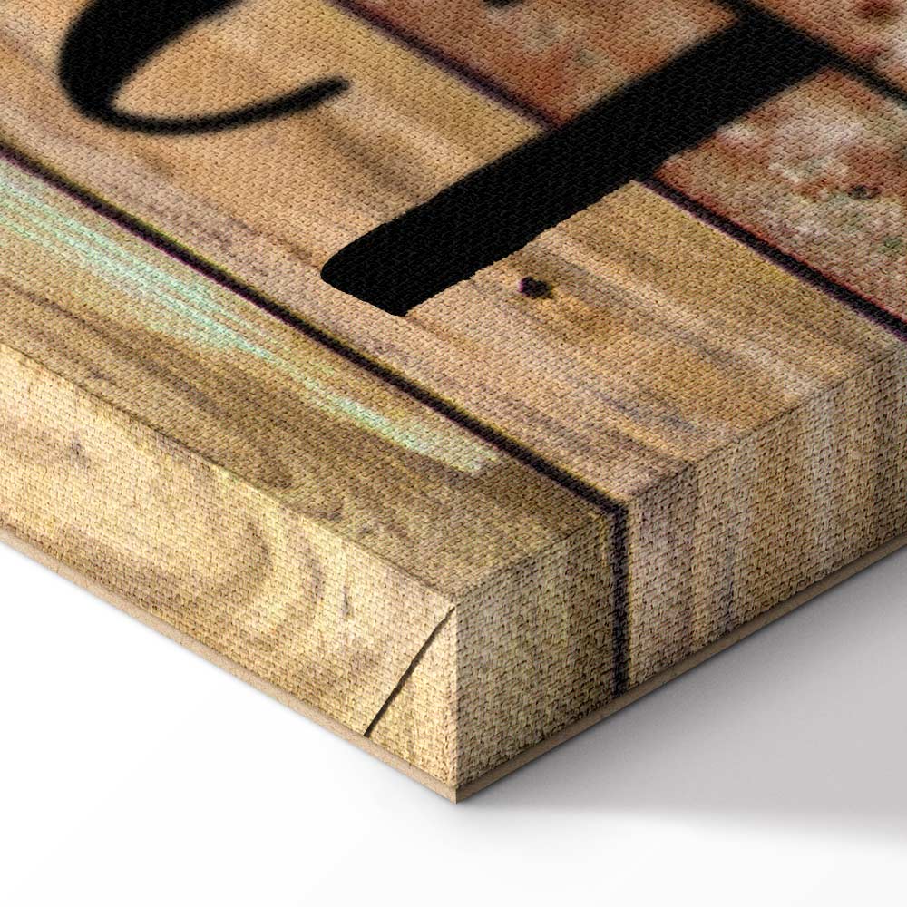 Positive Affirmations Text Canvas Print