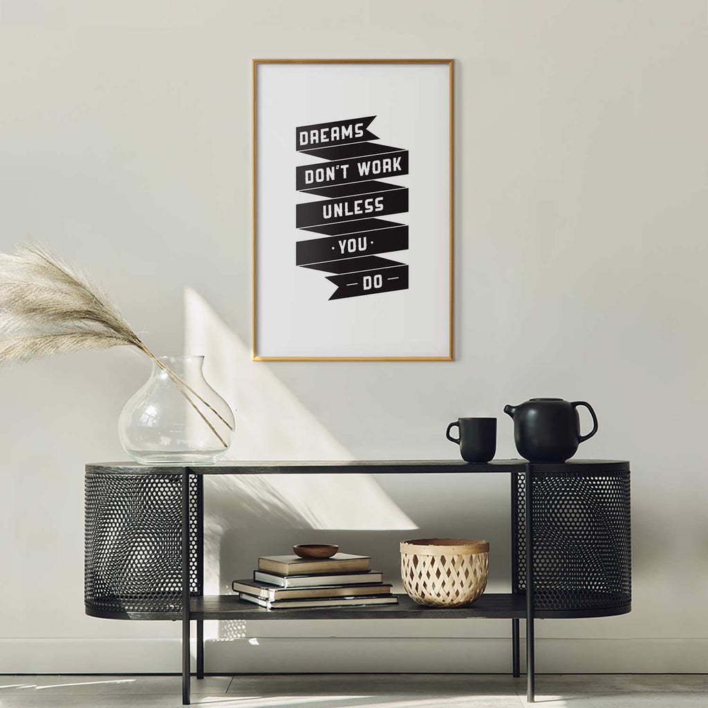 Motivational Quote Typography Poster