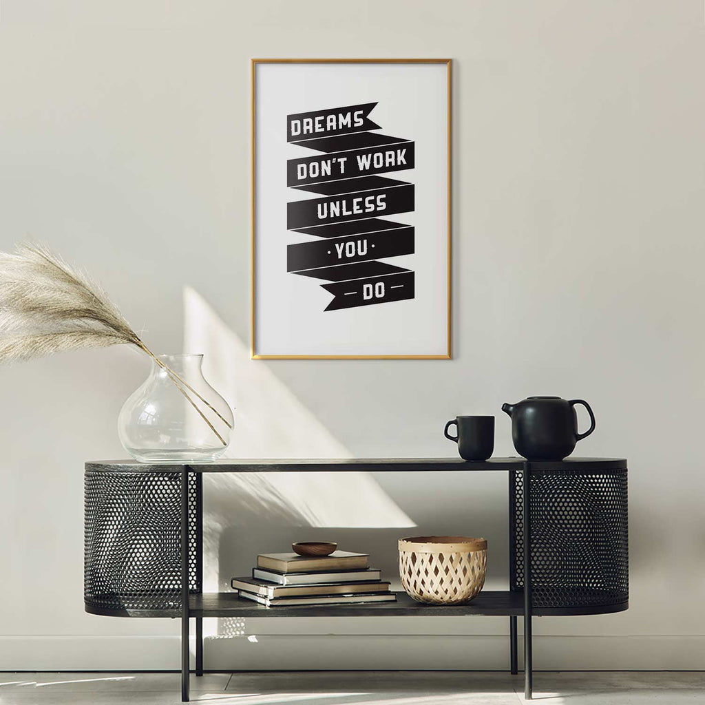 Motivational Quote Typography Poster