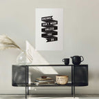 Motivational Quote Typography Poster