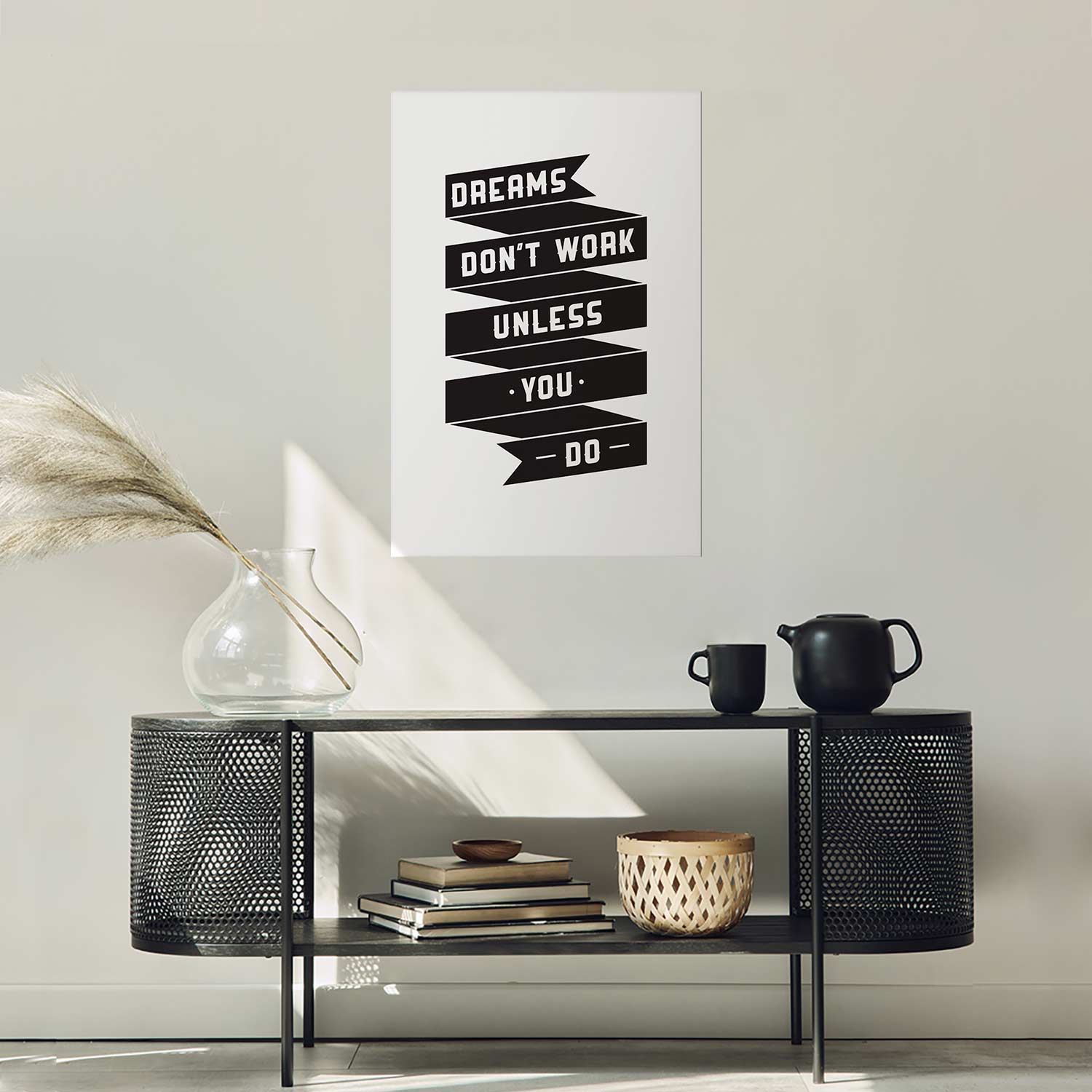 Motivational Quote Typography Poster