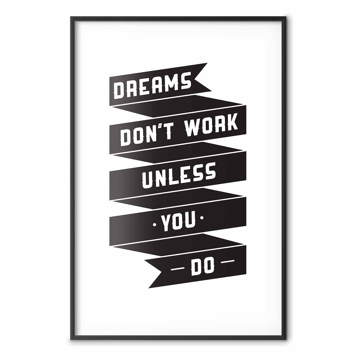 Motivational Quote Typography Poster
