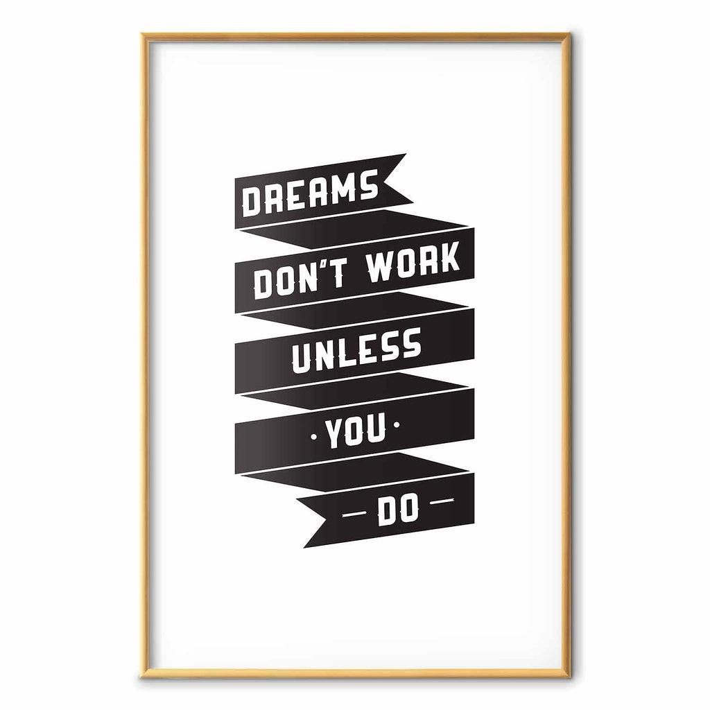 Motivational Quote Typography Poster
