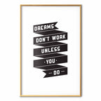 Motivational Quote Typography Poster