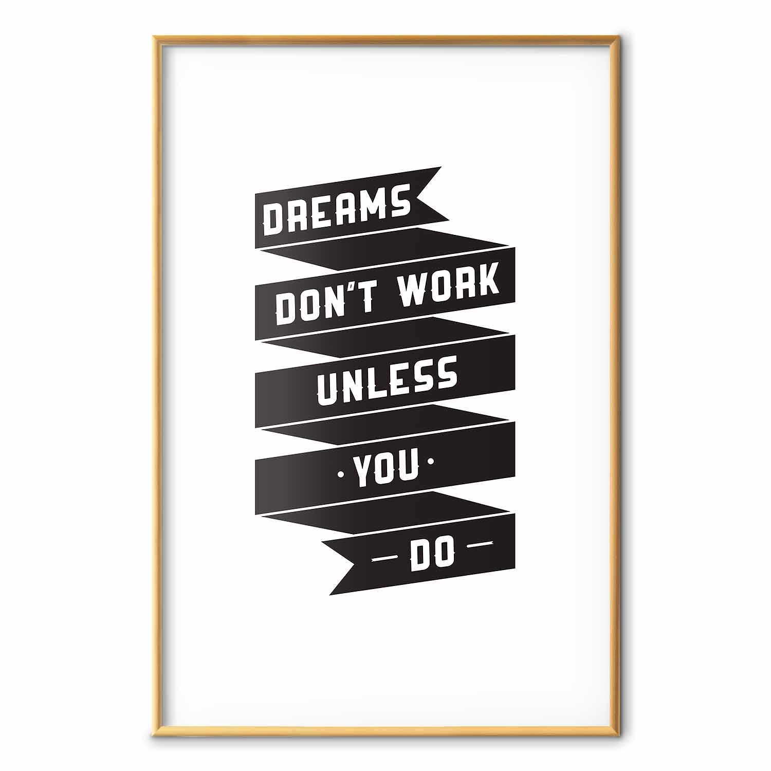 Motivational Quote Typography Poster