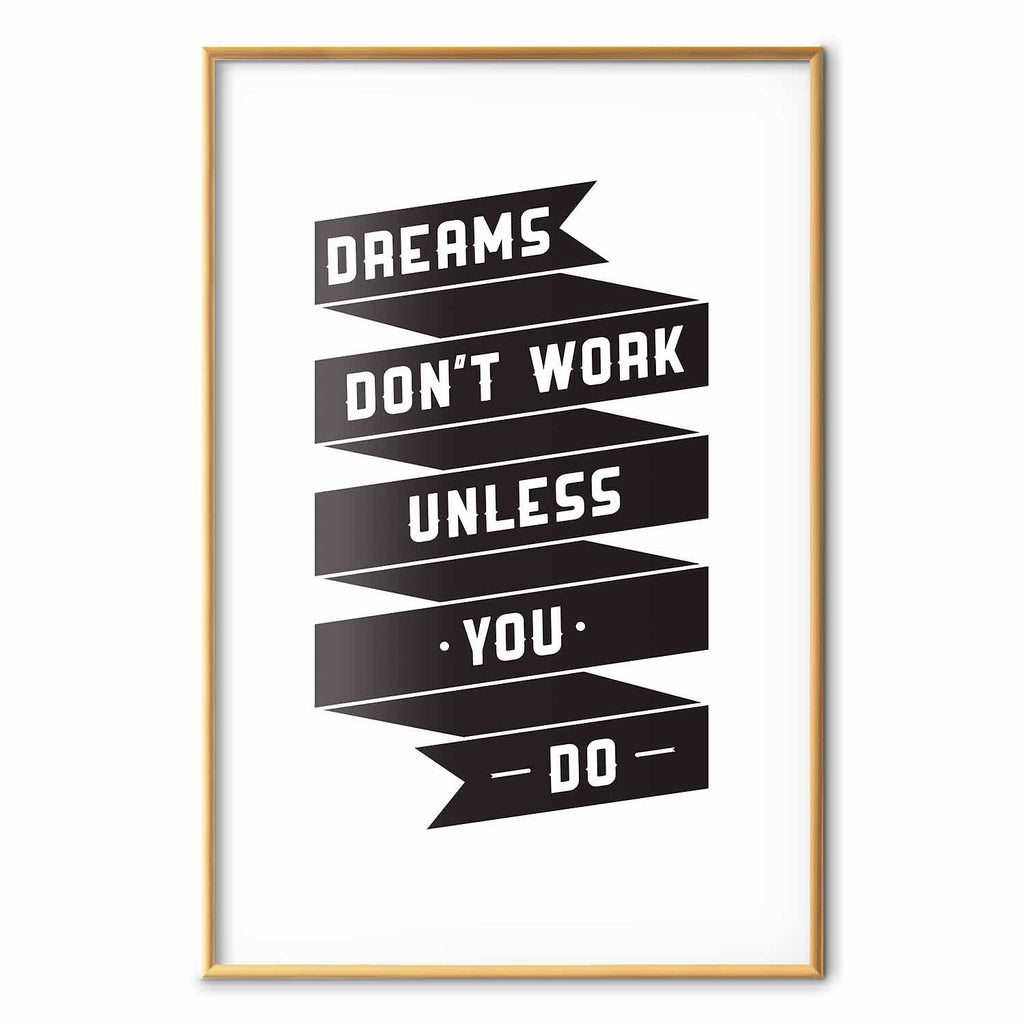 Motivational Quote Typography Poster