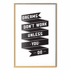 Motivational Quote Typography Poster