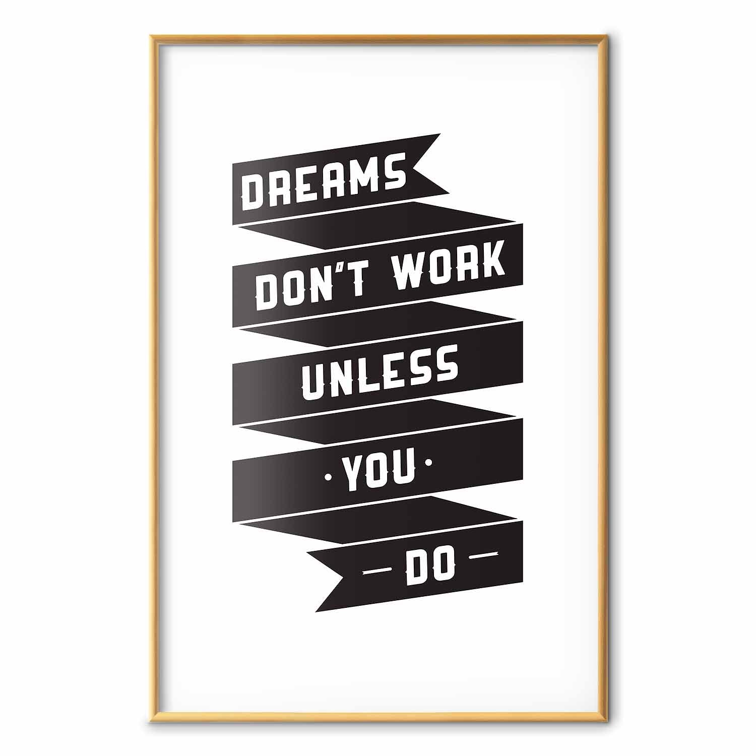 Motivational Quote Typography Poster
