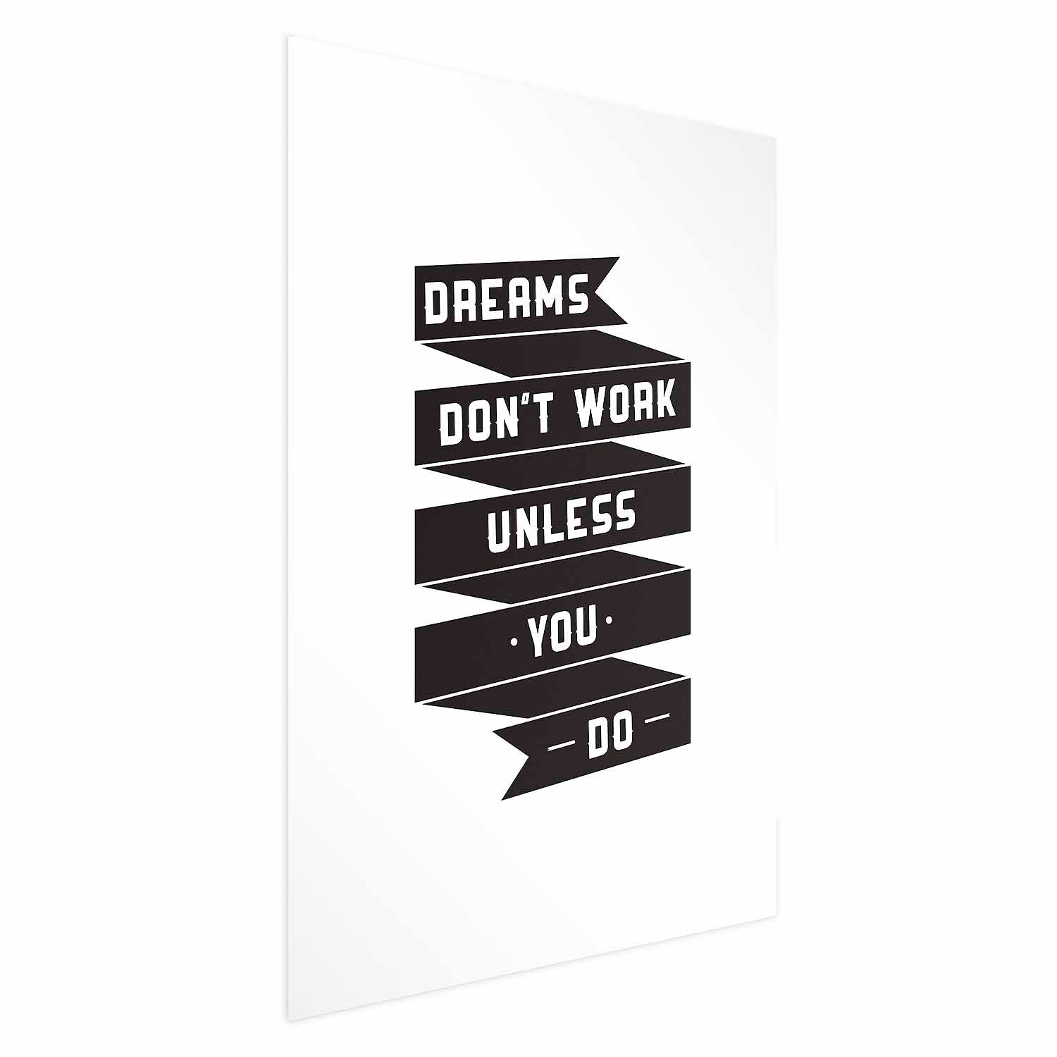 Motivational Quote Typography Poster