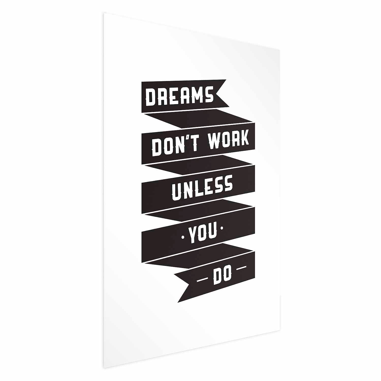 Motivational Quote Typography Poster