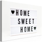 Canvas Print Vertical Cinema Light Box