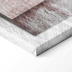 Vintage Home Text Wood Canvas Print