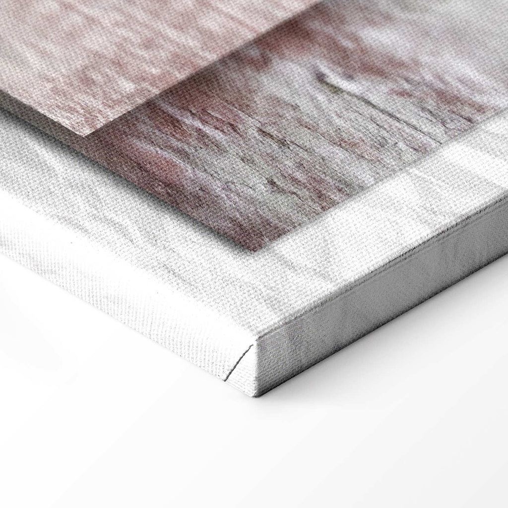 Vintage Home Text Wood Canvas Print