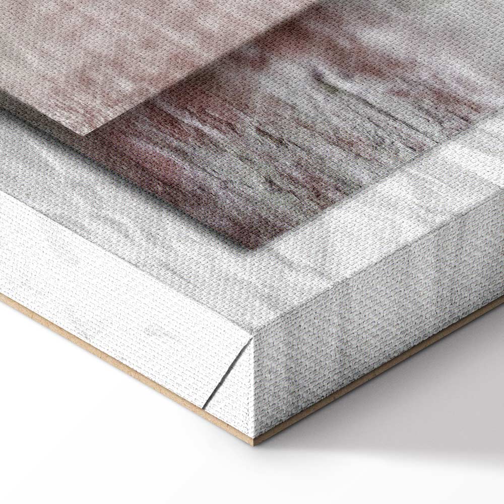 Vintage Home Text Wood Canvas Print