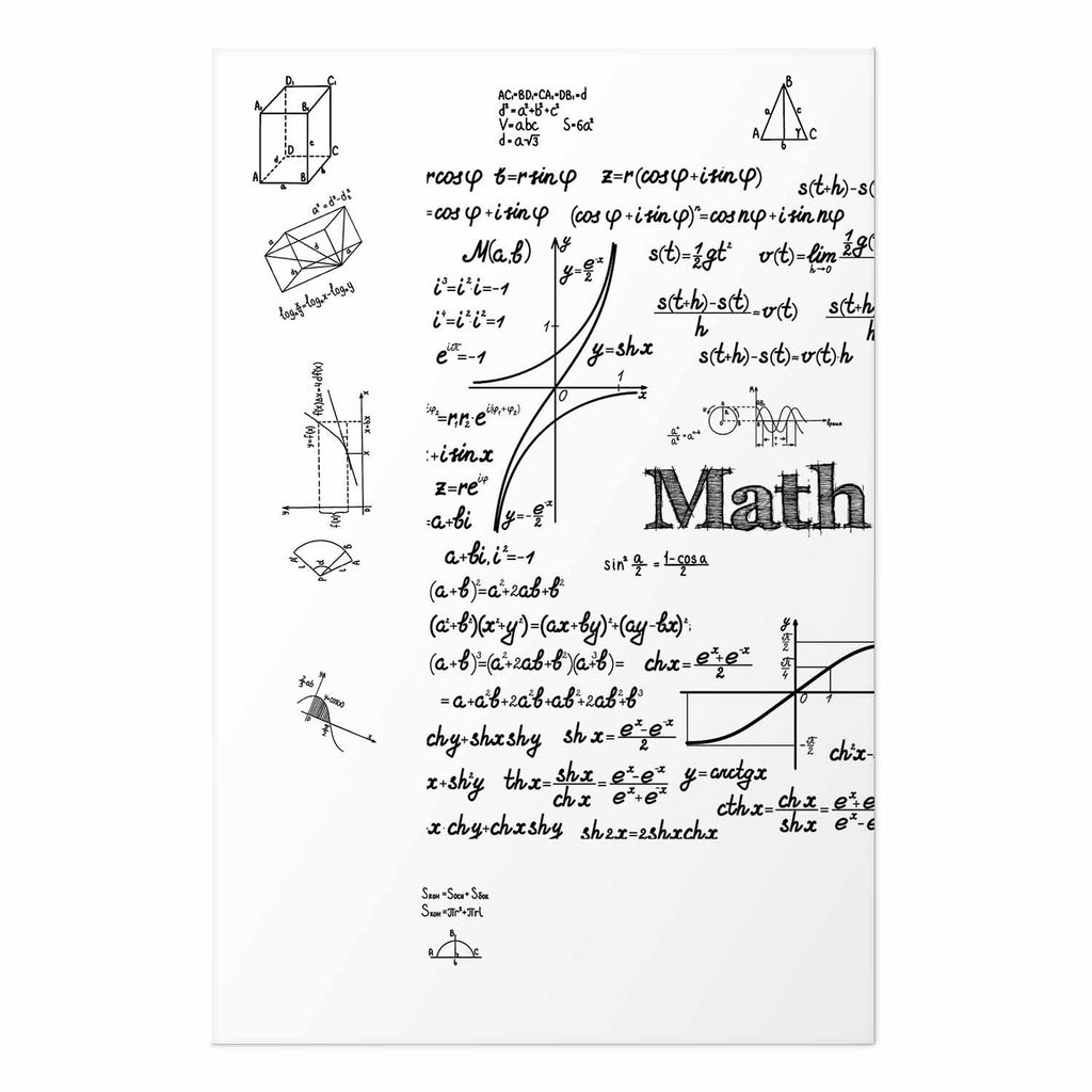 Mathematics Formula Text Modern Poster