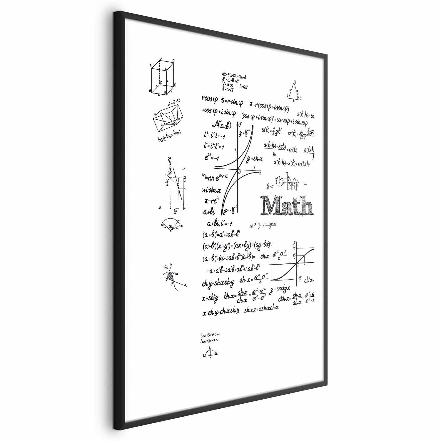 Mathematics Formula Text Modern Poster