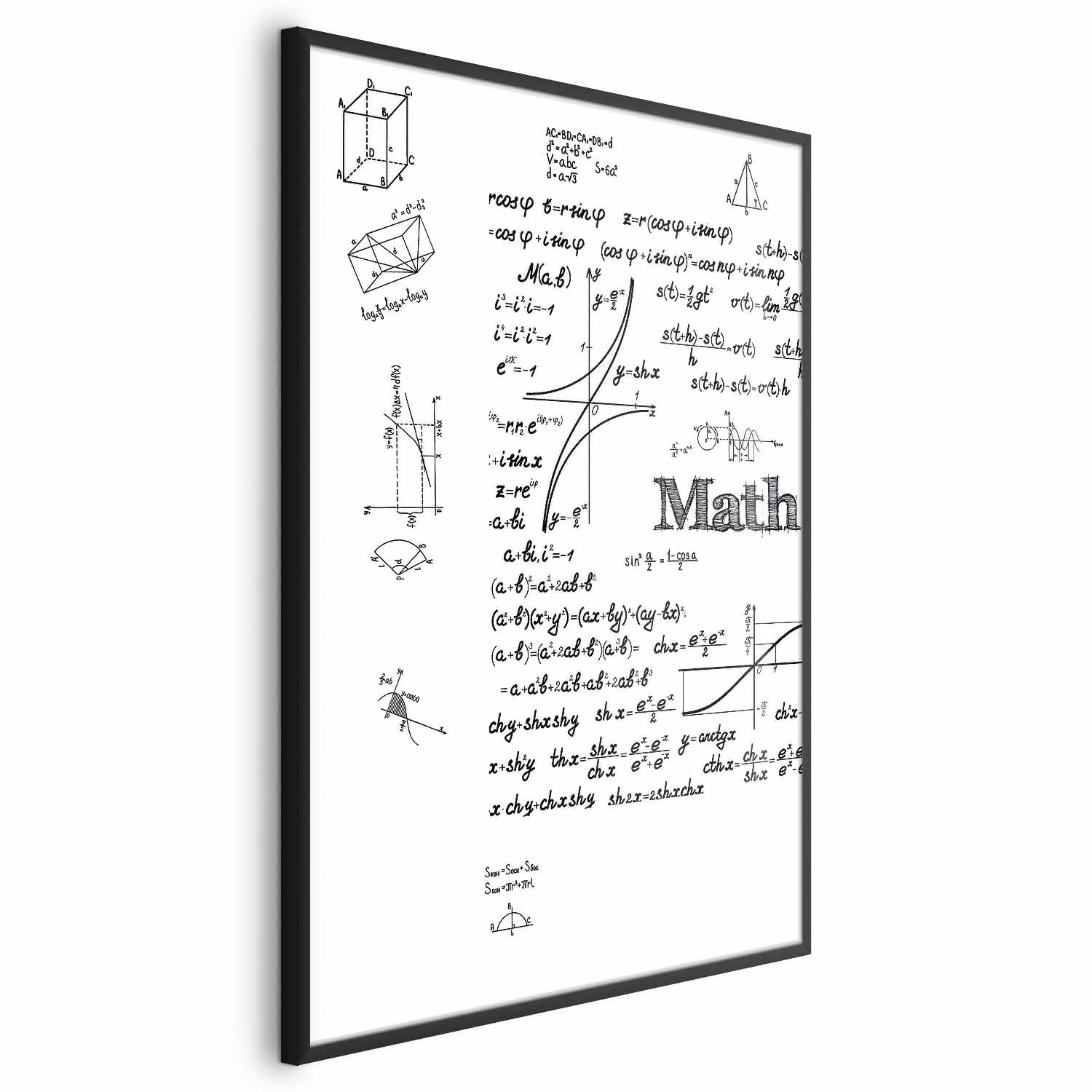 Mathematics Formula Text Modern Poster