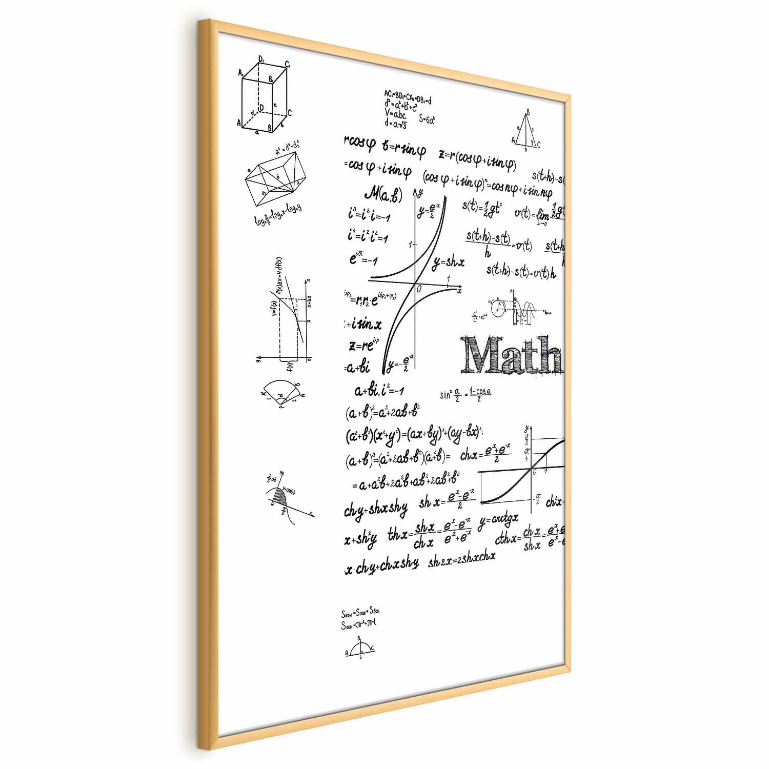 Mathematics Formula Text Modern Poster