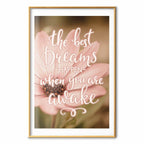 Floral Quote Typography Poster