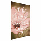 Floral Quote Typography Poster