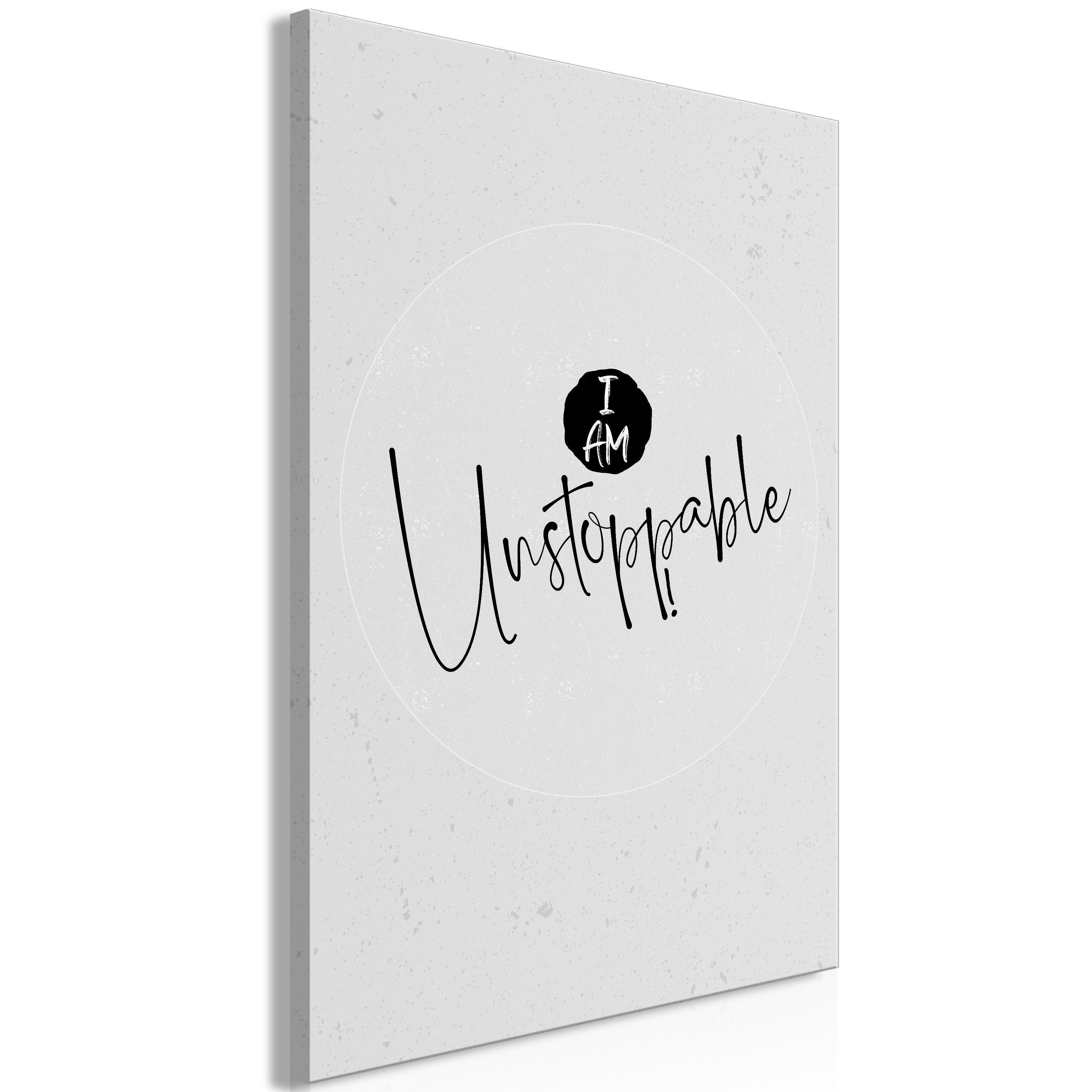 Canvas Print Vertical - I Am Unstoppable