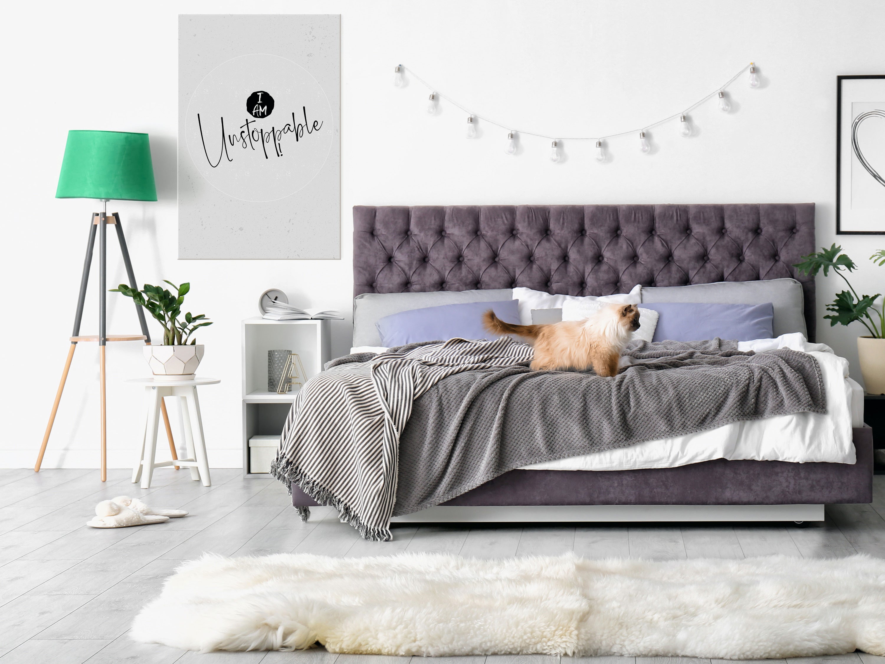 Canvas Print Vertical - I Am Unstoppable