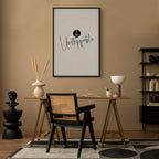 I Am Unstoppable Typography Vertical Canvas Print