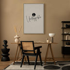 I Am Unstoppable Typography Vertical Canvas Print