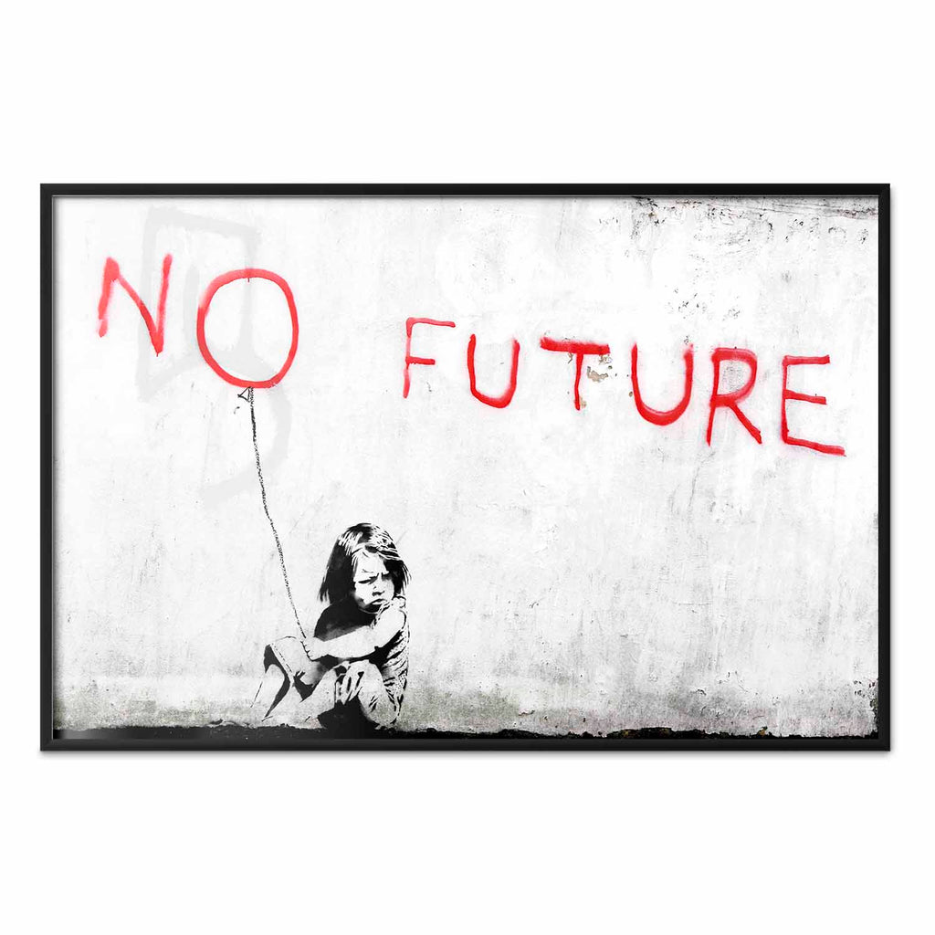 Graffiti Girl Concrete Street Art Poster