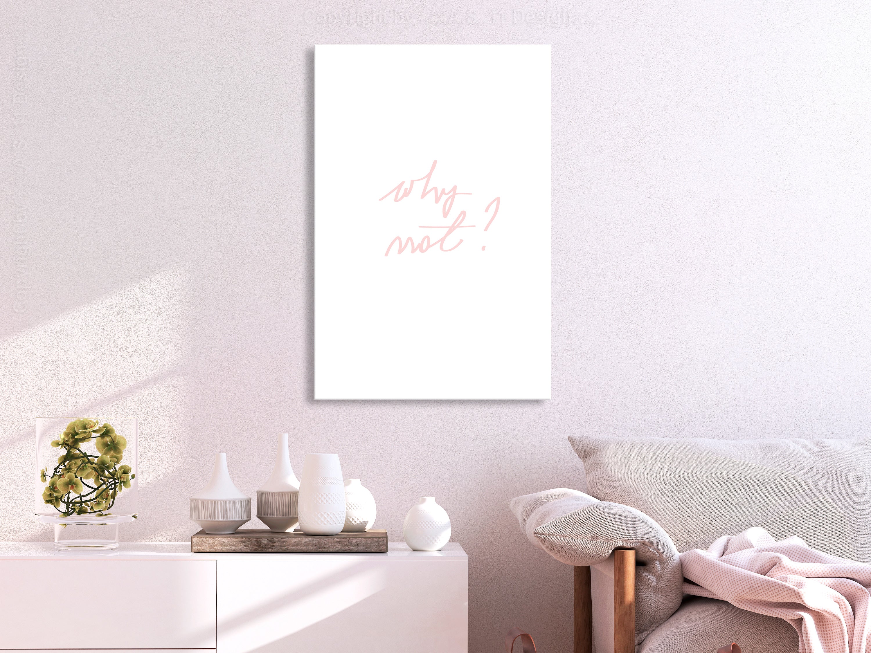 Canvas Print Why Not Vertical