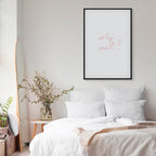 Why Not? Text Minimalist Canvas Print