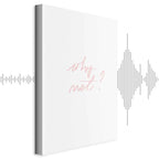 Why Not? Text Minimalist Canvas Print