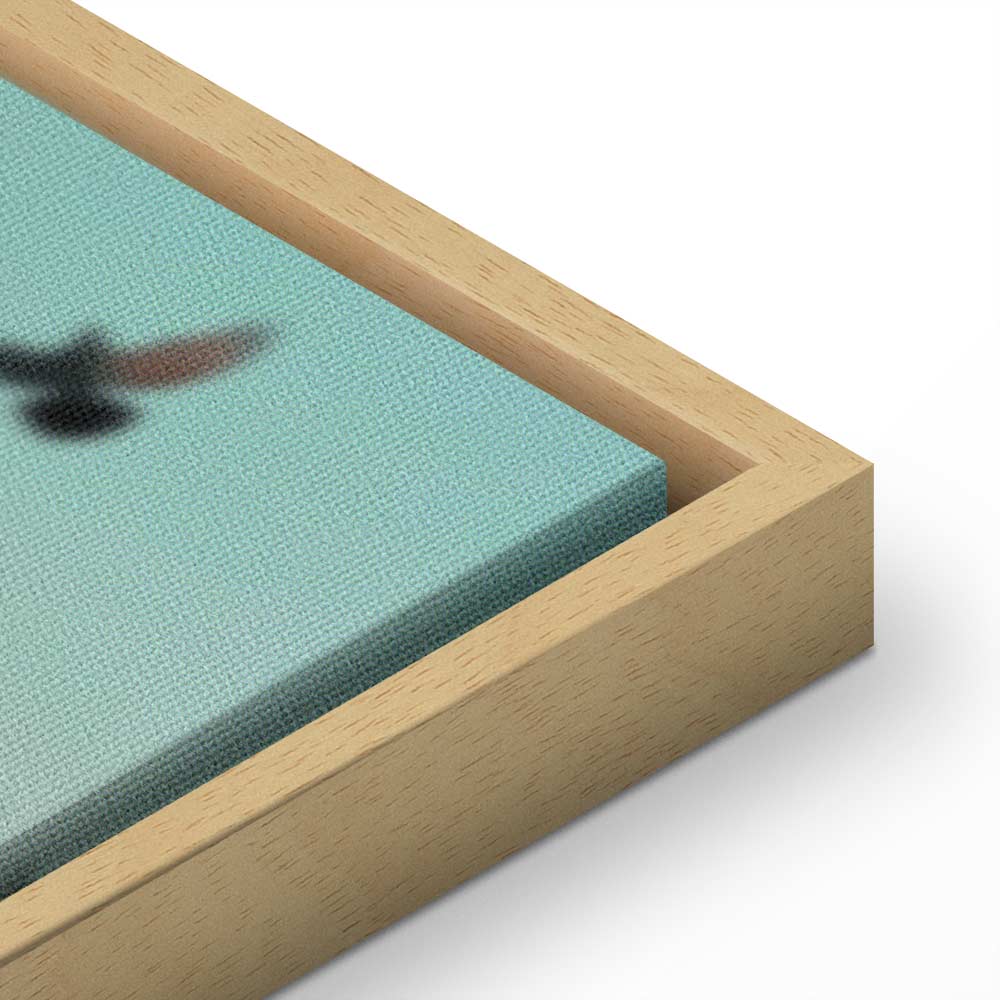 Love Quote Birds Nature Vertical Canvas Print