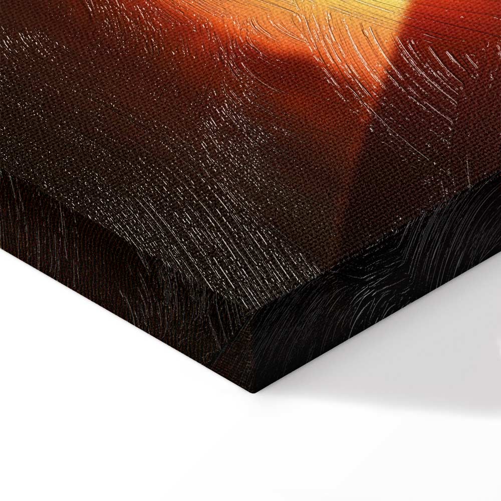 Love Quote Birds Nature Vertical Canvas Print