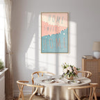 Home Sweet Home Text Vertical Canvas Print