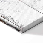 Rustic Wooden Hearts Text Canvas Print