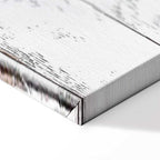 Rustic Wooden Hearts Text Canvas Print