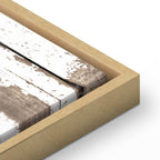 Rustic Wooden Hearts Text Canvas Print