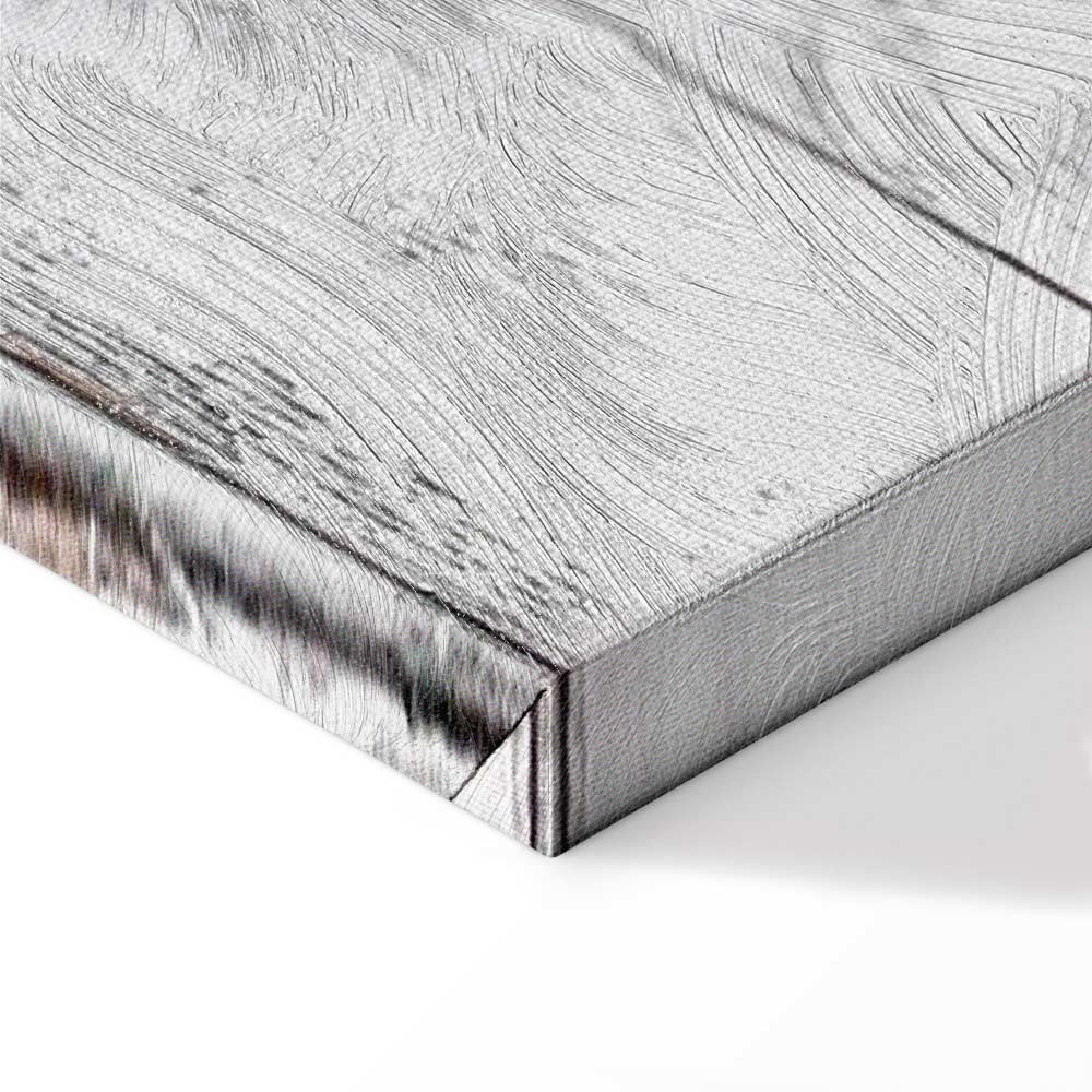 Rustic Wooden Hearts Text Canvas Print