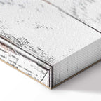 Rustic Wooden Hearts Text Canvas Print