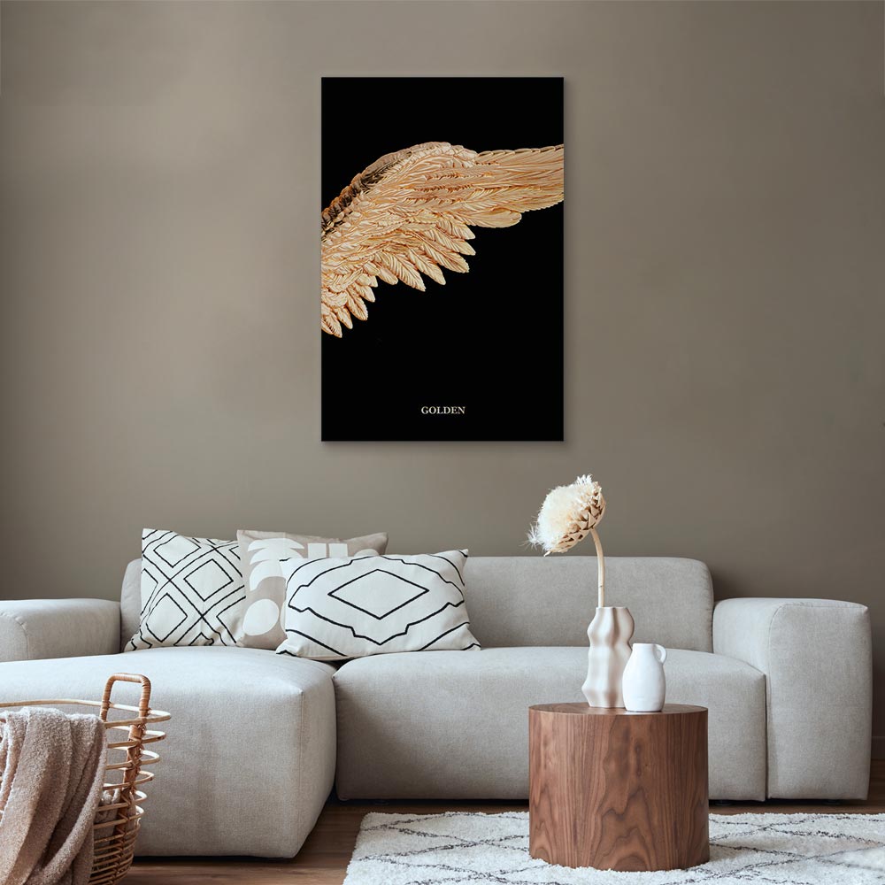 Giraffe Sketch Minimalist Canvas Print