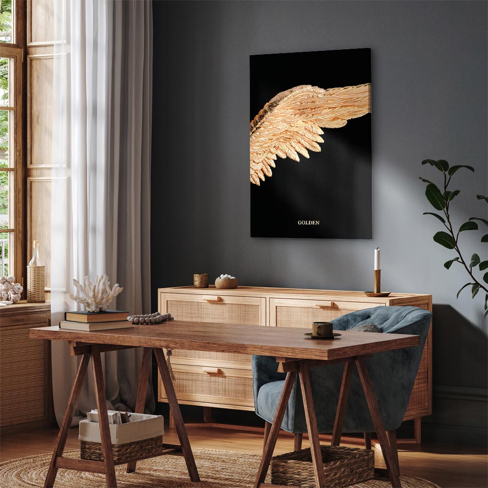 Giraffe Sketch Minimalist Canvas Print