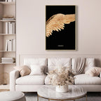 Giraffe Sketch Minimalist Canvas Print