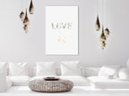 Canvas Print - Love Is Strength (1 Part) Vertical