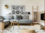 Canvas Print - All Guests Must Be Approved by the Dog (Wide)