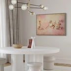 Time for Love Romantic Text Canvas Print