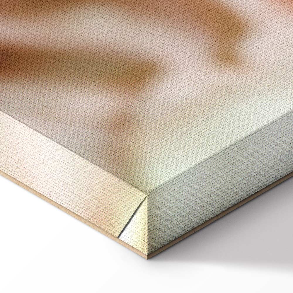 One Feeling Text Floral Vertical Canvas Print