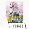 Fairytale Horse Multicolor Paint by Numbers Kit